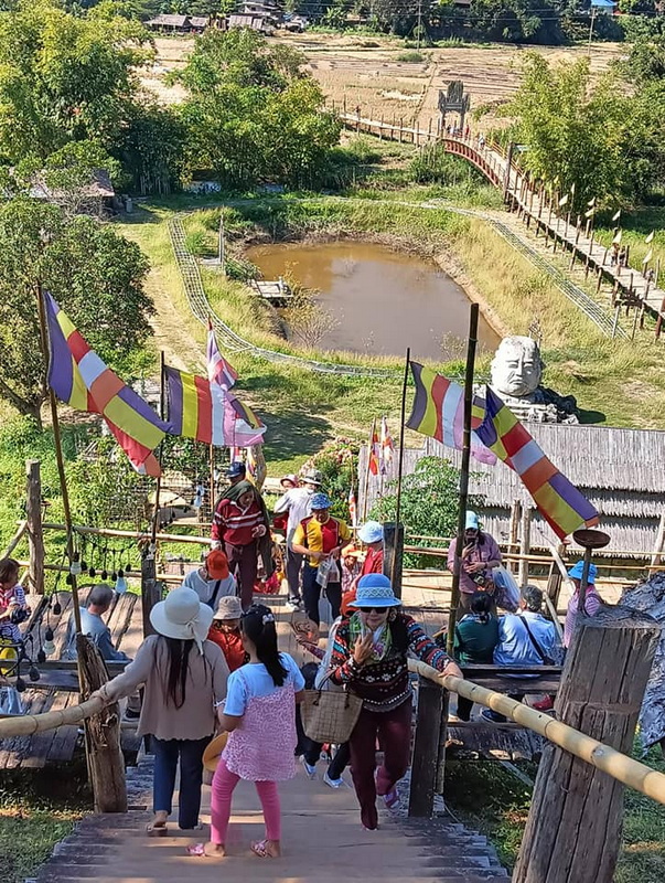 su tong pae bridge, su tong pae bamboo bridge, su tong pae, sutongpae bridge, sutongpae bamboo bridge